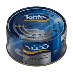 کنسرو تن ماهی دودی در روغن تحفه 180 گرمی