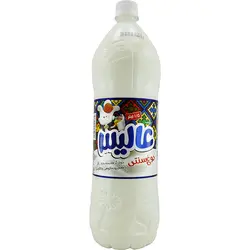 دوغ سنتی گرمادیده بدون گاز با طعم پونه کوهی و کاکوتی عالیس 1.5 لیتری