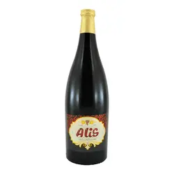 آبمیوه گازدار شیشه ای (دلستر) 70% انگور قرمز عالیس 750 میلی لیتری