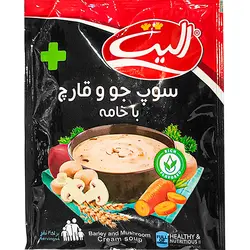 سوپ جو و قارچ + خامه الیت 4 نفره 80 گرمی