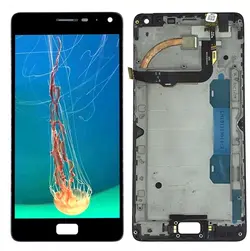 تاچ و ال سی دی تبلت لنوو بافرم شرکتی   LCD LENOVO VIBE P1 A42 BLACK