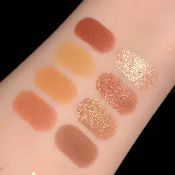 پالت سایه چشم هلو وونگی VONGEE مدل نرمالو دار  18 رنگ