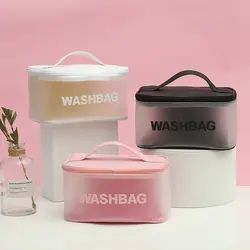 کیف آرایشی و بهداشتی ضدآب واش بگ washbag اورجینال مدل استوانه ای  صندوقی