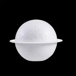 دستگاه بخور سرد و چراغ خواب زحل پایه چوبی دار حجم 200میل Moon Planet Humidifier