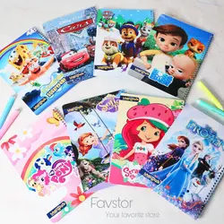 دفتر مشق سیمی برگه طرحدار طرح انیمیشن