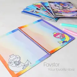 دفتر مشق سیمی برگه طرحدار طرح انیمیشن