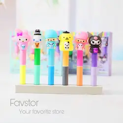 ست 12 رنگ هایلایتر HLILAL طرح Hello Kitty کد HLL-065