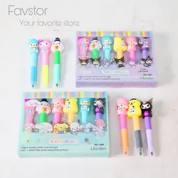 ست 12 رنگ هایلایتر HLILAL طرح Hello Kitty کد HLL-065