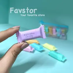 ست ۶ عددی مینی هایلایتر طرح شکلات BTS کد E-6718