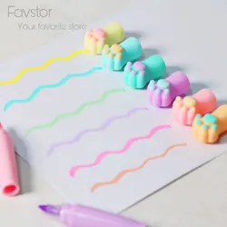 ست 6 عددی مینی هایلایتر طرح پنجه کد XYH-211