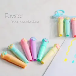 ست 6 عددی مینی هایلایتر طرح پنجه کد XYH-211