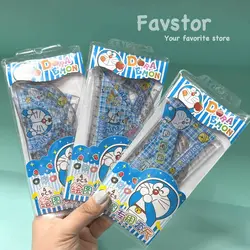 ست 4 تکه خط‌کش، گونیا، نقاله kadishidai طرح گربه آبی Doraemon