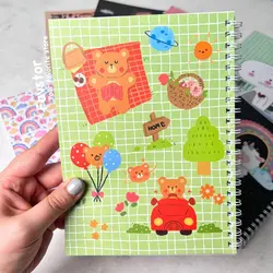 دفتر مشق سیمی 70 برگ سری کیوت