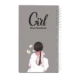 دفتر سیاه برگ جلد سخت  سری Girl کد 521