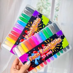 کیت 12 رنگ طراحی صورت Face Paint Kits
