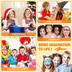 کیت 12 رنگ طراحی صورت Face Paint Kits