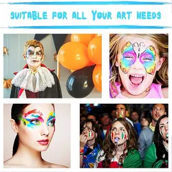 کیت 12 رنگ طراحی صورت Face Paint Kits