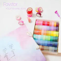 چسب واشی رنگی طرح Rainbow