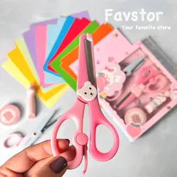 ست قیچی و کاتر و ابزار کاردستی طرح خرگوش و هلو Oulo کد OL20-8459