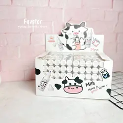 ست 6 عددی هایلایتر شیشه شیر طرح گاو کد MD-199-2