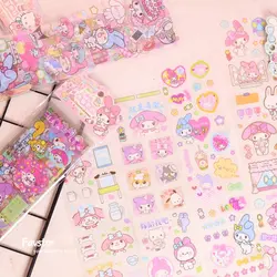 ست 20 عددی شیت استیکر شفاف طرح Sanrio کد SLO-CKTZ