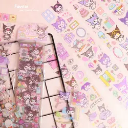 ست 20 عددی شیت استیکر شفاف طرح Sanrio کد SLO-CKTZ