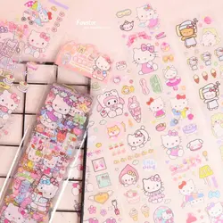 ست 20 عددی شیت استیکر شفاف طرح Sanrio کد SLO-CKTZ