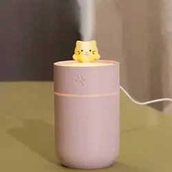 دستگاه بخور سرد LED دار طرح گربه