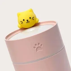 دستگاه بخور سرد LED دار طرح گربه