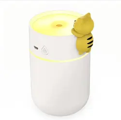 دستگاه بخور سرد LED دار طرح گربه