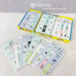 ست 6 عددی بوکمارک مگنتی طرح کاکتوس