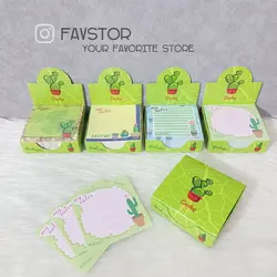 کاغذ نوت رومیزی طرح کاکتوس