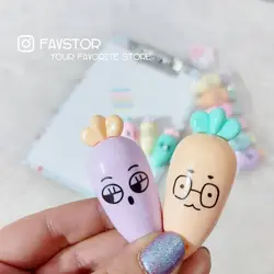 ست هایلایتر طرح هویج ایموجی