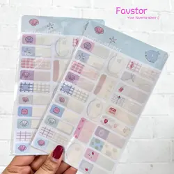 استیکر نام ضدآب و دولایه طرح وال و صدف