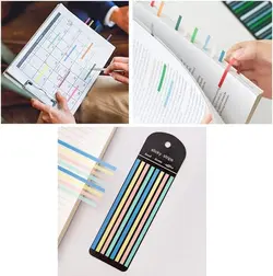 ست ایندکس و هایلایتر استیک نوتی بلند sticky strips