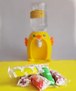 خمیربازی و مینی آبخوری طرح جوجه اردک