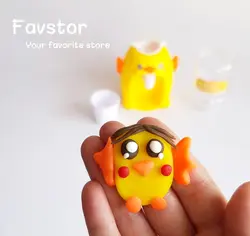 خمیربازی و مینی آبخوری طرح جوجه اردک