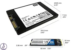 هارد SSD M2 Western Digital Blue ظرفیت 2 ترابايت