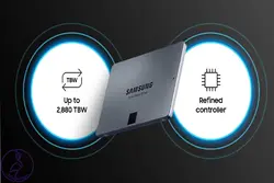 هارد SSD سامسونگ مدل QVO870 ظرفیت 2ترابایت