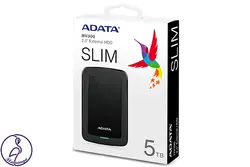 هارد اکسترنال ADATA HV300 ظرفیت 5 ترابایت مشکی