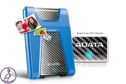 هارد اکسترنال ADATA HD650 ظرفیت 2 ترابایت آبی