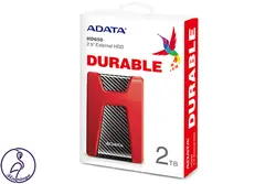 هارد اکسترنال ADATA HD650 ظرفیت 2 ترابایت قرمز