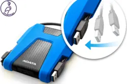 هارد اکسترنال ADATA HD680 ظرفیت 2 ترابایت آبی