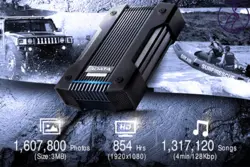 هارد اکسترنال ADATA HD830 ظرفیت 5 ترابایت مشکی