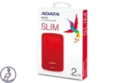 هارد اکسترنال ADATA HV300 ظرفیت 2 ترابایت قرمز