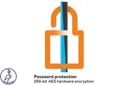 هارد اکسترنال Western Digital My Passport ظرفیت 2 ترابایت آبی