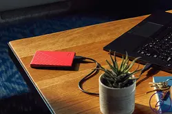 هارد اکسترنال Western Digital My Passport ظرفیت 2 ترابایت قرمز