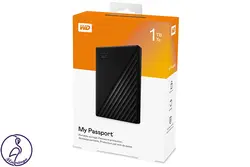 هارد اکسترنال Western Digital My Passport ظرفیت 1 ترابایت مشکی