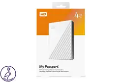 هارد اکسترنال Western Digital My Passport ظرفیت 4 ترابایت سفید