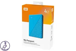 هارد اکسترنال Western Digital My Passport ظرفیت 4 ترابایت آبی